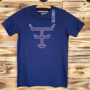 CAMISETA MASCULINA TEXAS FARM - CM519 - AZUL MARINHO